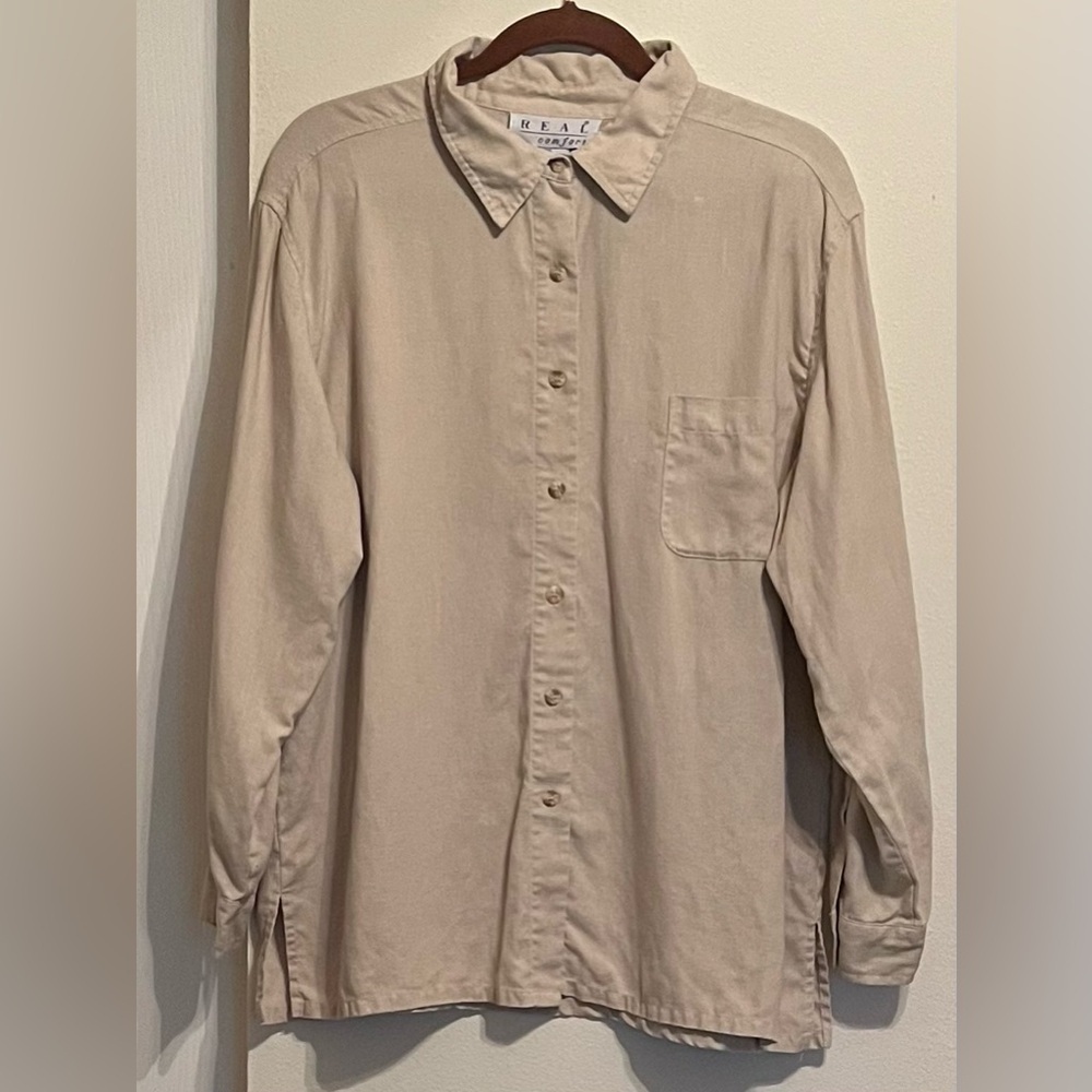 100% LINEN SHIRT~REAL COMFORT~LG
